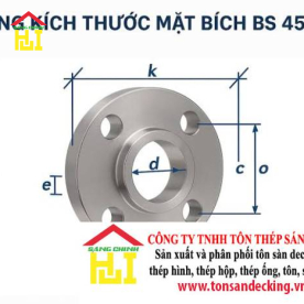 Mặt bích BS4504 PN6
