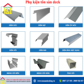 Phụ kiện tôn decking