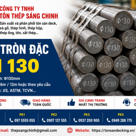 Bảng báo giá thép tròn đặc phi 130