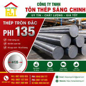Bảng báo giá thép tròn đặc phi 135
