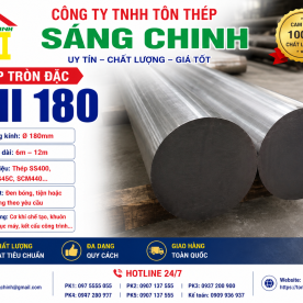 Bảng báo giá thép tròn đặc phi 180