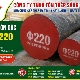Bảng báo giá thép tròn đặc phi 220