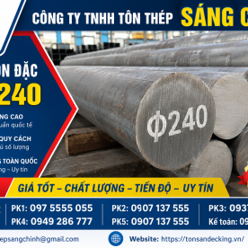 Bảng báo giá thép tròn đặc phi 240