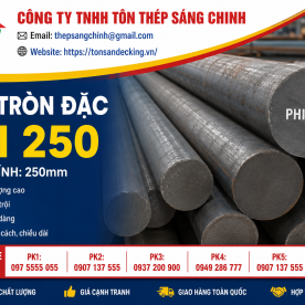 Bảng báo giá thép tròn đặc phi 250