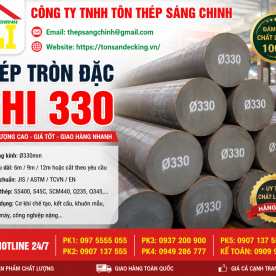 Bảng báo giá thép tròn đặc phi 330