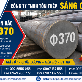 Bảng báo giá thép tròn đặc phi 370