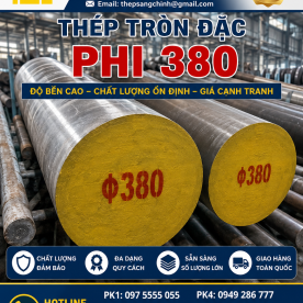 Bảng báo giá thép tròn đặc phi 380