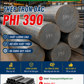 Bảng báo giá thép tròn đặc phi 390