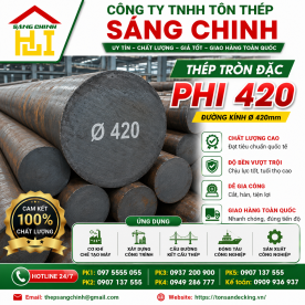 Bảng báo giá thép tròn đặc phi 420