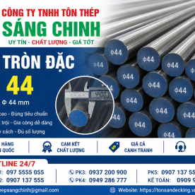 Bảng báo giá thép tròn đặc phi 44
