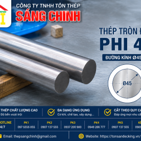 Bảng báo giá thép tròn đặc phi 45