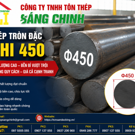 Bảng báo giá thép tròn đặc phi 450