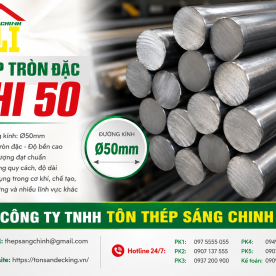 Bảng báo giá thép tròn đặc phi 50
