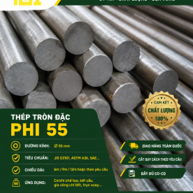 Bảng báo giá thép tròn đặc phi 55
