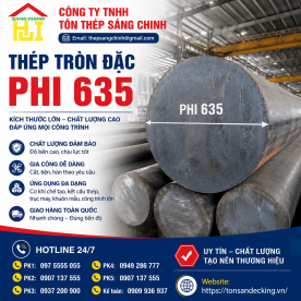 Bảng báo giá thép tròn đặc phi 635