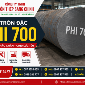 Bảng báo giá thép tròn đặc phi 700