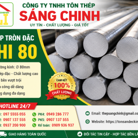 Bảng báo giá thép tròn đặc phi 80