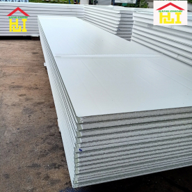 Tôn cách nhiệt Hoa Sen 3 lớp tôn nền dày 0.50mm + PU + tôn 0.35mm