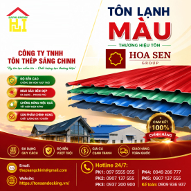 TÔN LẠNH MÀU HOA SEN