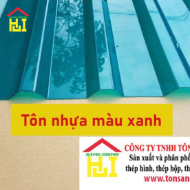 Tôn nhựa màu xanh