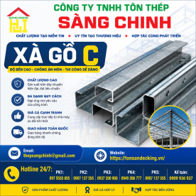 Bảng Báo Giá Xà Gồ C: Thông Tin Chi Tiết Và Địa Chỉ Uy Tín Tại TP.HCM