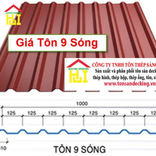 Tôn lạnh 9 sóng