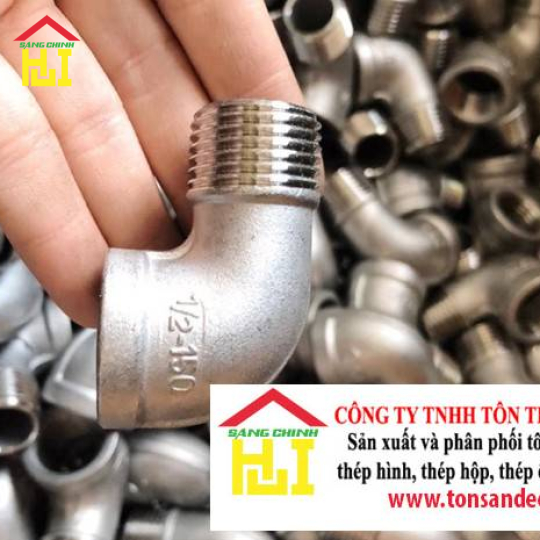 Co Điếu Ren Mạ Kẽm (1 ren trong 1 ren ngoài)