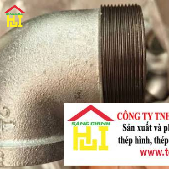 Co Điếu Ren Mạ Kẽm (1 ren trong 1 ren ngoài)