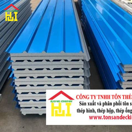 Tôn PU cách nhiệt 5 sóng