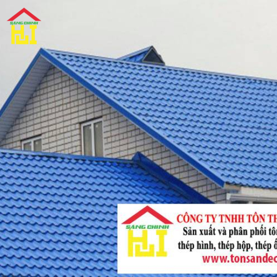 Tôn giả ngói màu xanh dương