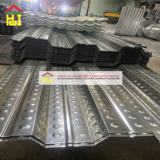 Tôn kẽm sóng sàn
