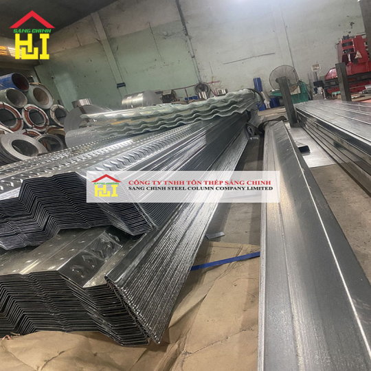 Tôn kẽm sóng sàn