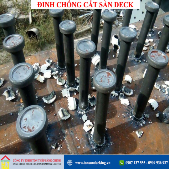 Đinh chống cắt sàn deck: Báo giá, quy cách, ứng dụng