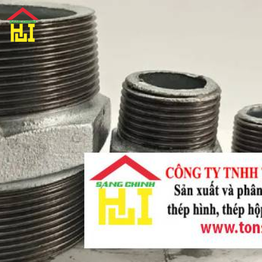 Kép Ren Mạ Kẽm (2 đầu ren ngoài DN15-DN100)