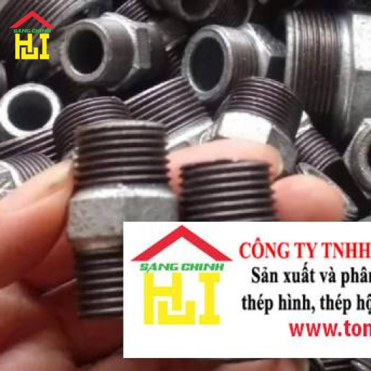 Kép Ren Mạ Kẽm (2 đầu ren ngoài DN15-DN100)