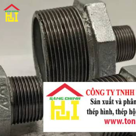 Kép Ren Mạ Kẽm (2 đầu ren ngoài DN15-DN100)