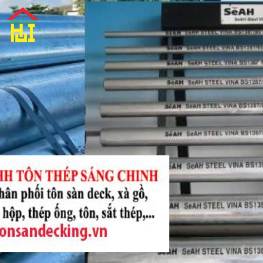 Ống thép mạ kẽm SeAH (Bảng giá + Catalog)
