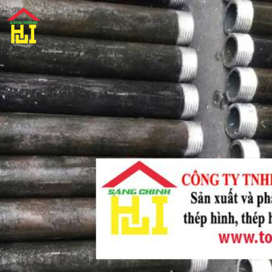 Ống nối thép 2 đầu ren
