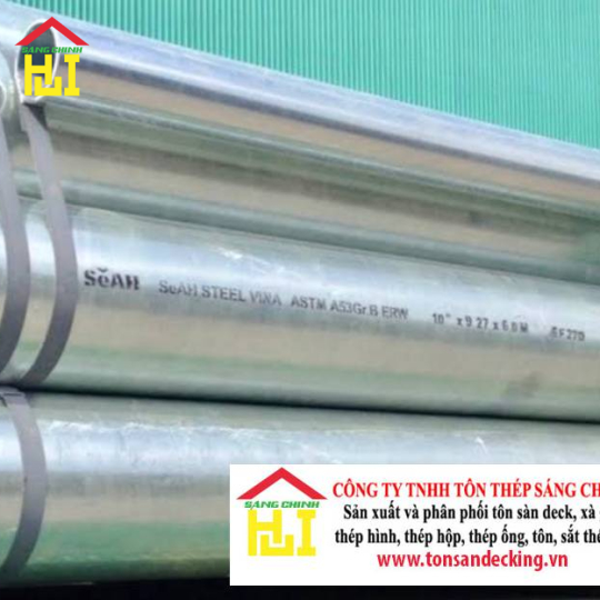 Ống thép mạ kẽm SeAH (Bảng giá + Catalog)