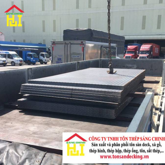 Thép Tấm Gân 10 ly (Dày 10mm)