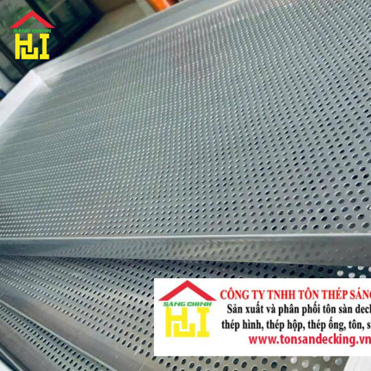 Tấm thép đục lỗ