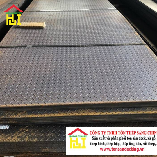 Thép Tấm Gân 10 ly (Dày 10mm)