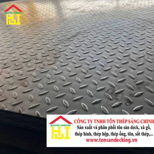 Thép Tấm Gân 4ly (dày 4mm)