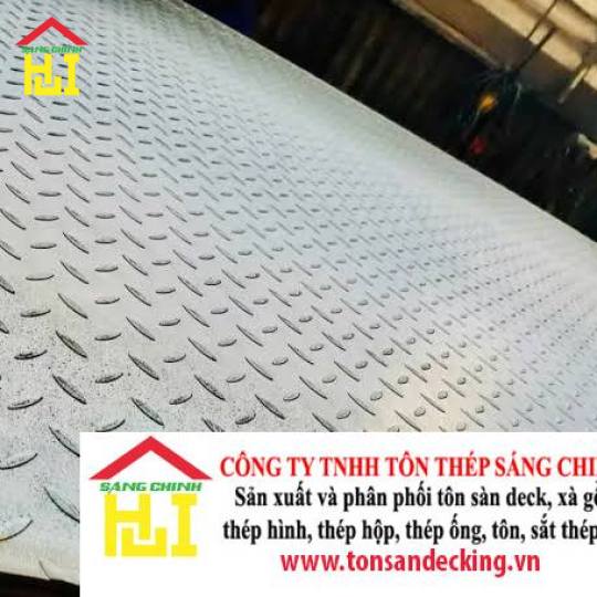 Thép Tấm Gân 4ly (dày 4mm)