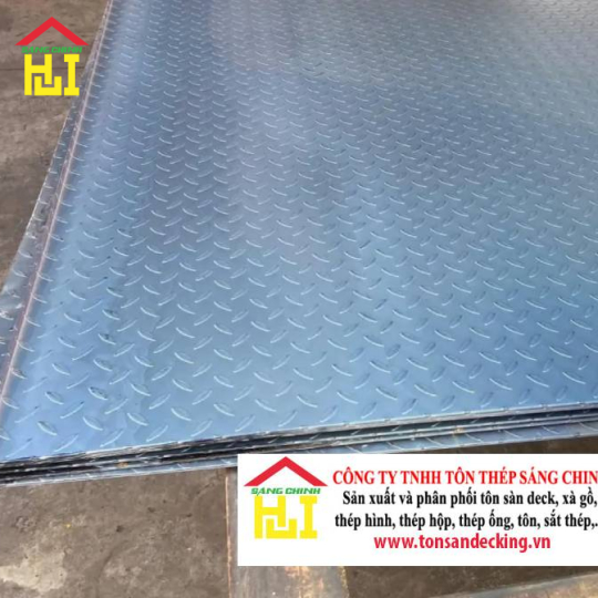 Thép Tấm Gân 6ly (Tấm chống trượt dày 6mm)