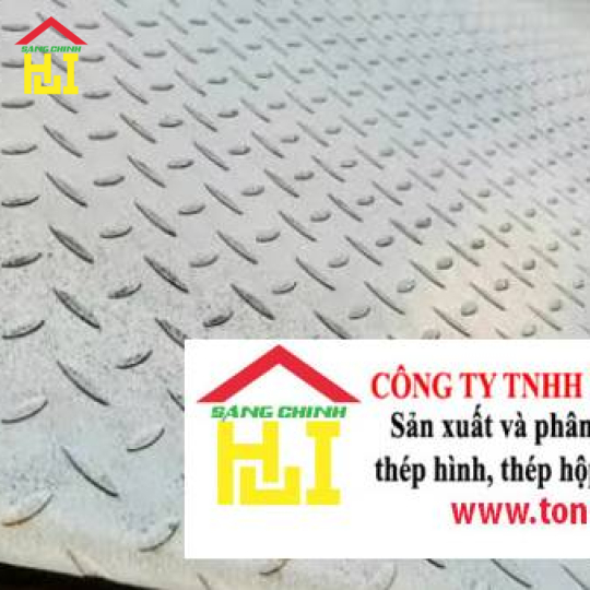 Thép Tấm Gân 8ly (Dày 8mm)