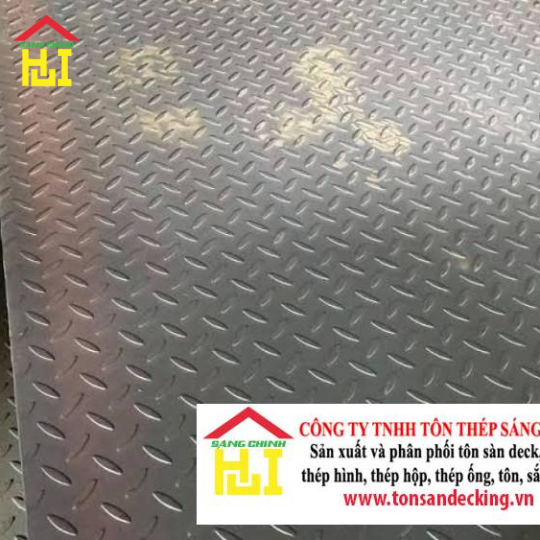 Thép Tấm Gân 8ly (Dày 8mm)