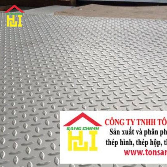 Thép Tấm Gân 8ly (Dày 8mm)