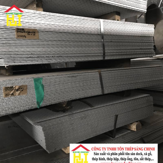 Thép Tấm Gân 6ly (Tấm chống trượt dày 6mm)