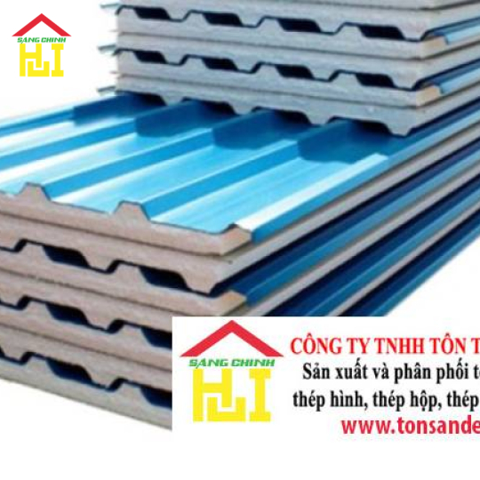 Tôn PU cách nhiệt 5 sóng